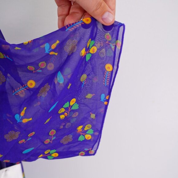 NEW LuLaRoe Monroe Purple Teal Tassle Sheer Cardigan Large Short Sleeve Open Fro - Picture 6 of 10